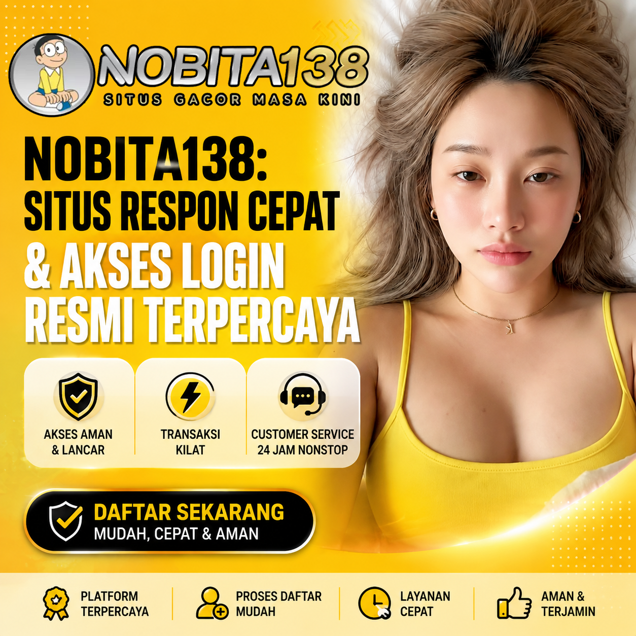 NOBITA138: Situs Respon Cepat & Akses Login Resmi Terpercaya